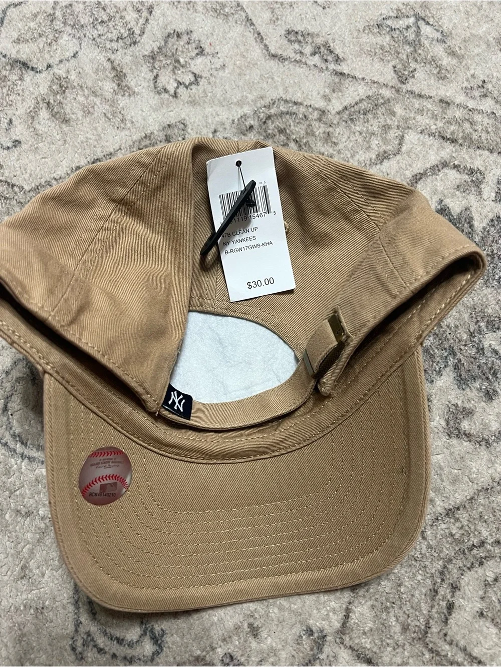 NY New York Yankees 47 Brand Clean Up Cap